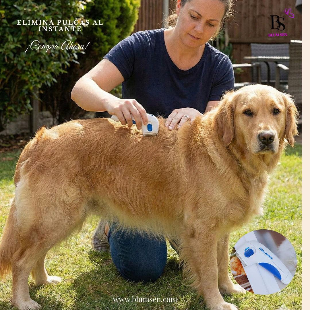 PetCleaner® - Peine Eliminador de Pulgas para Mascotas 🐶🐈🐾